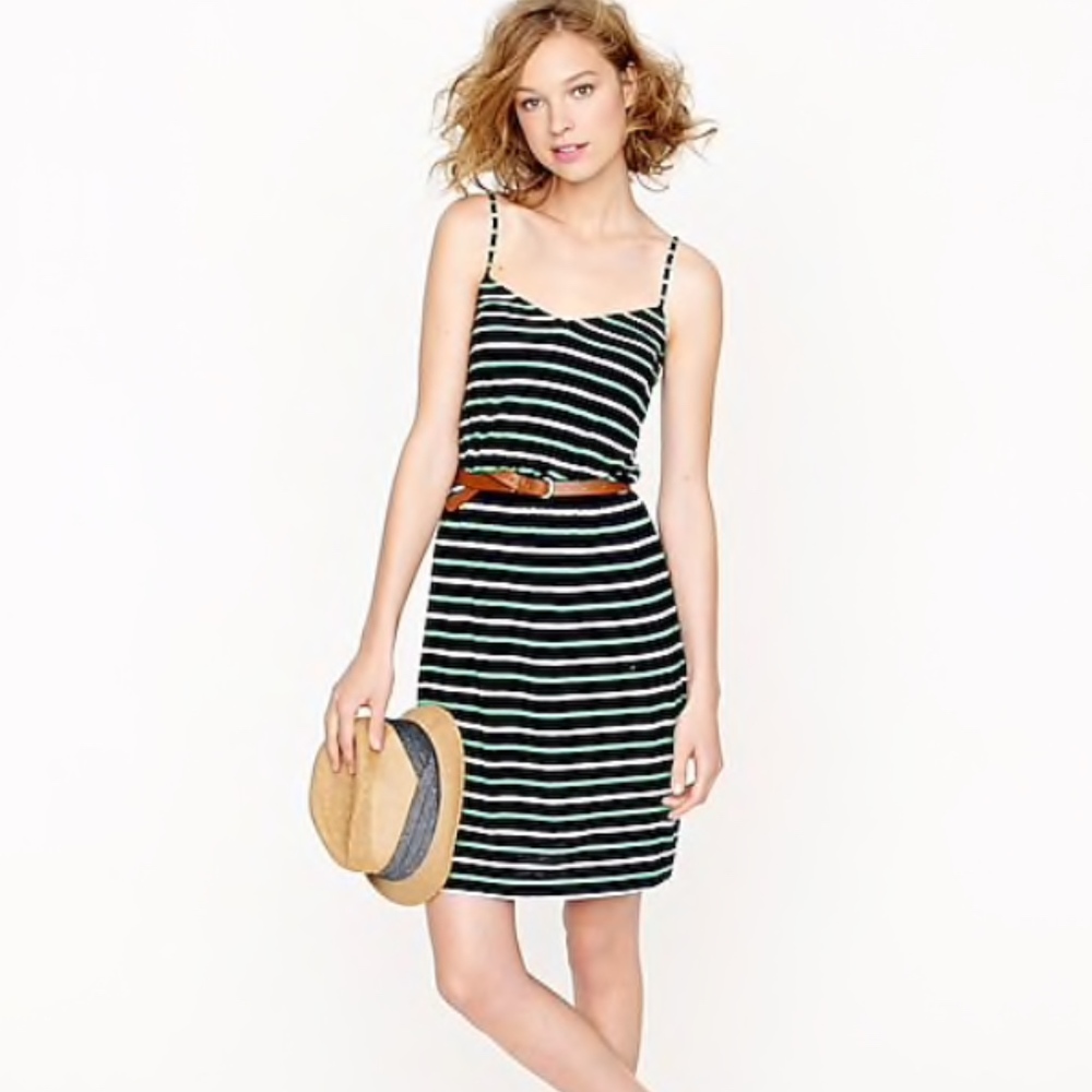 J. Crew Shoreline Stripe Dress, size M